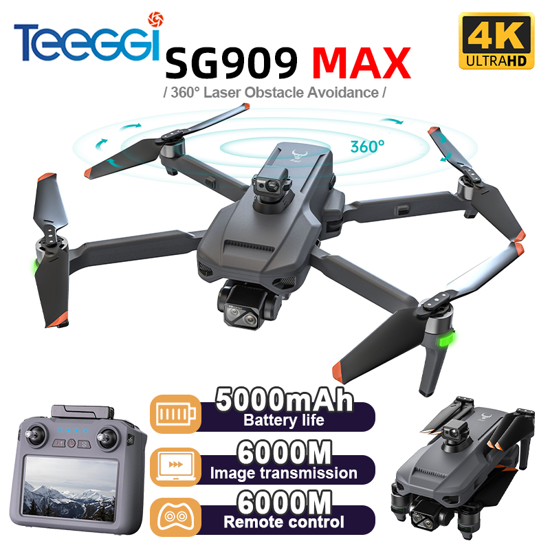 Drone Camera With Gimbal - Teeggi SG909 MAX GPS Drone Dengan