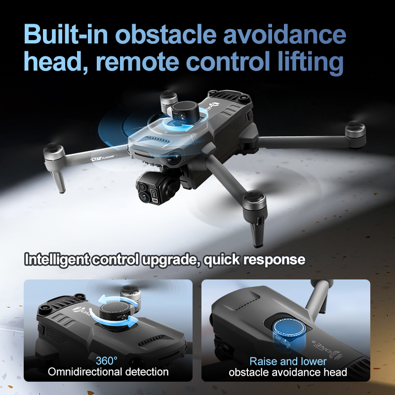 Drone RC Quadcopter 8K 3 Axis  - Drone Camera 4K ulasan dan harga