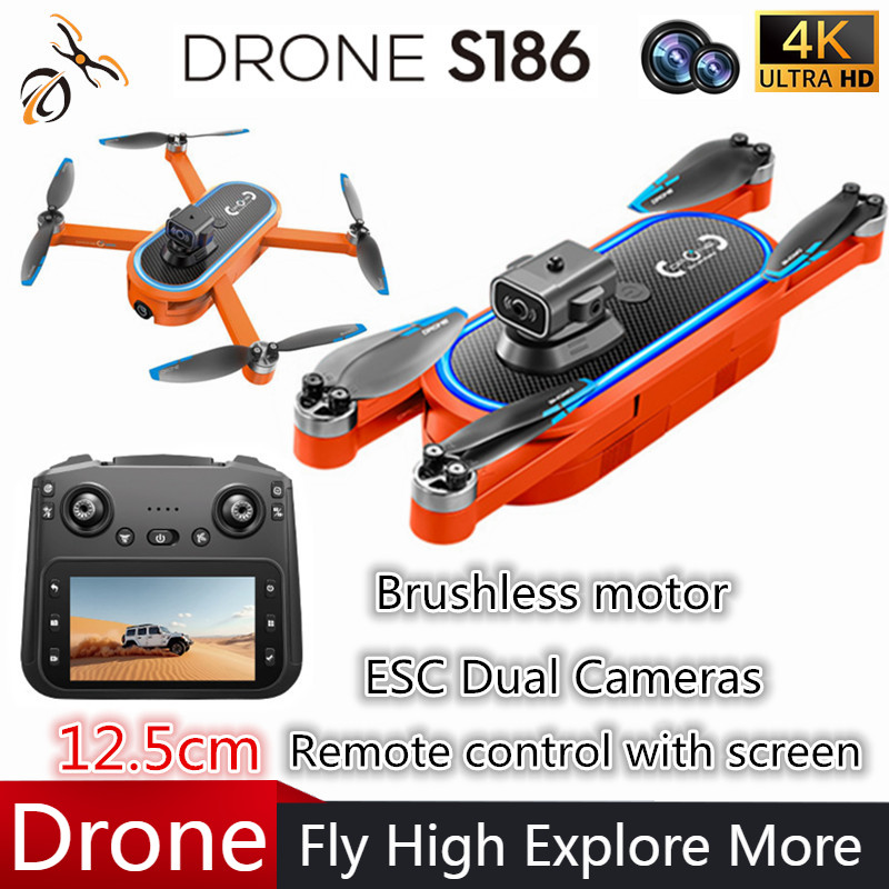 Drone 2025 S186 Profesional 4K - Drone Camera Hd ulasan dan harga