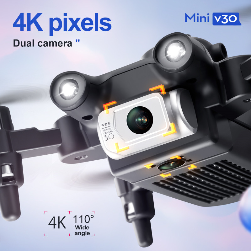 Drone FPV Mini V30 WiFi, Quadc - Drone Camera Mount ulasan dan harga