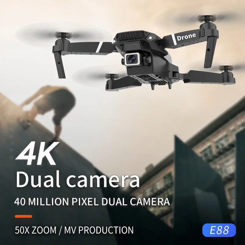 E88 Pro Drone Lipat Cerdas Men - Drone Camera Hd ulasan dan harga