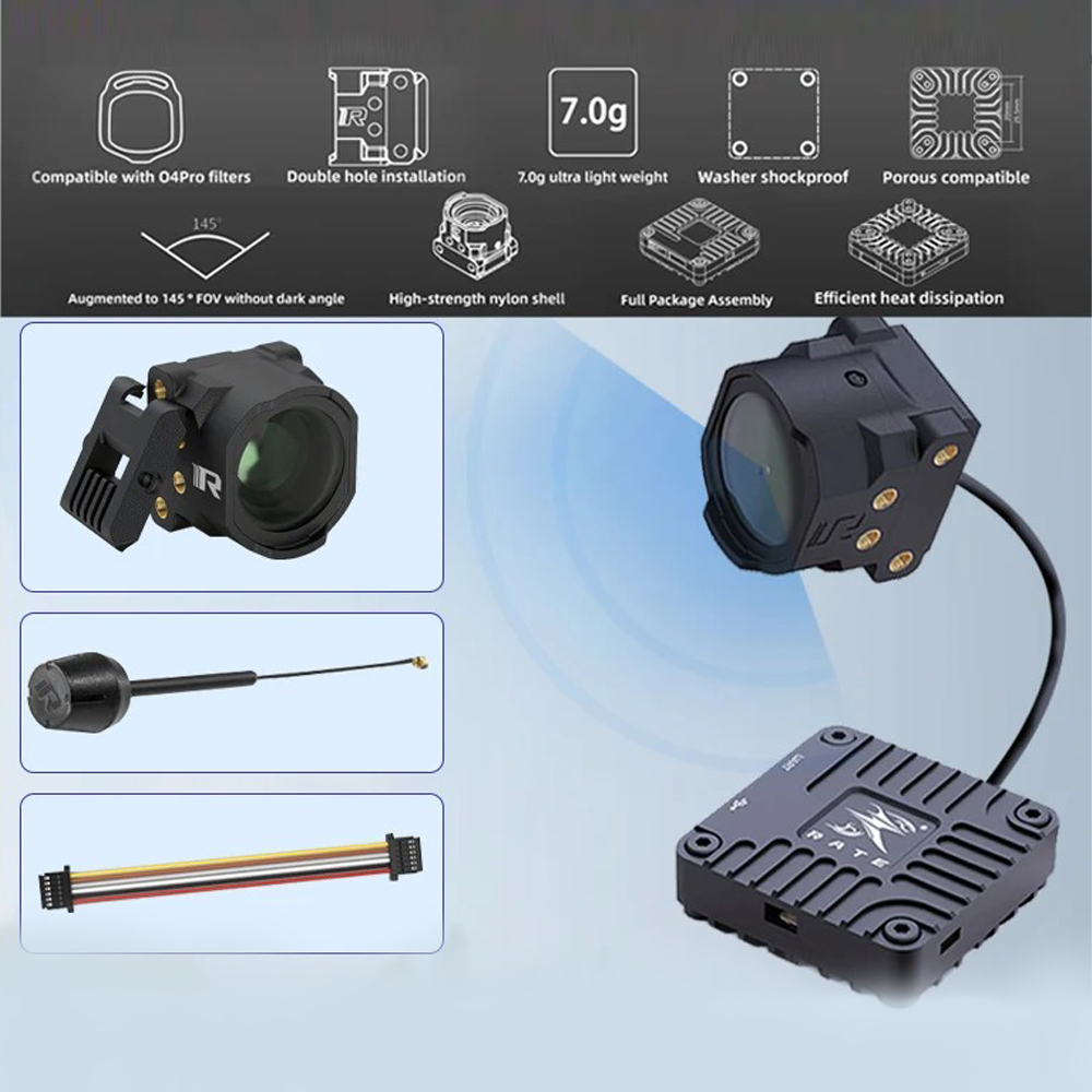 Kit CNC Unit Udara RATE O4 Lit - Drone Camera Case ulasan dan harga