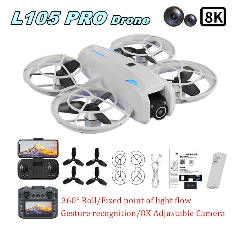 Drone L105 PRO Duel Lensa 8k A - Drone Camera Professional ulasan dan harga