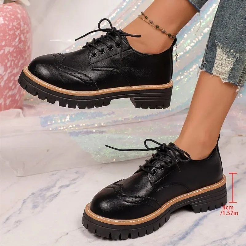Sepatu Oxford Platform Klasik  - Drone Camera Stabilized ulasan dan harga
